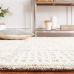 Safavieh Abstract 275 Hand Tufted Contemporary Rug Brown / Ivory 8' x 10'