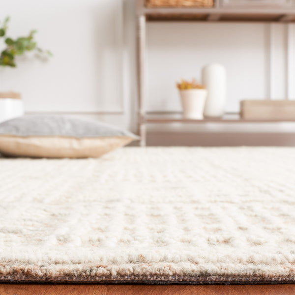 Safavieh Abstract 275 Hand Tufted Contemporary Rug Brown / Ivory 8' x 10'