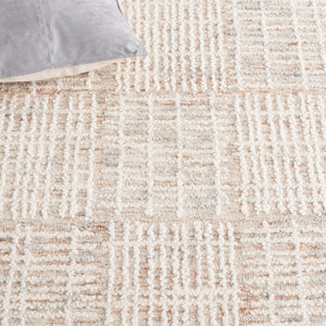 Safavieh Abstract 275 Hand Tufted Contemporary Rug Brown / Ivory 5' x 8'