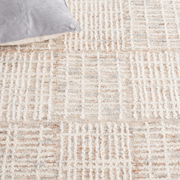 Safavieh Abstract 275 Hand Tufted Contemporary Rug Brown / Ivory 5' x 8'