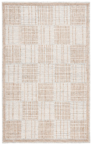 Safavieh Abstract 275 Hand Tufted Contemporary Rug Sage / Taupe 5' x 8'