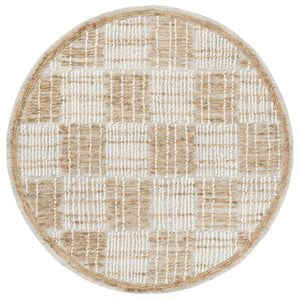 Safavieh Abstract Contemporary Area Rug - Hand Tufted Wool Blend With Elegant Geometric Design For Modern Homes Sage ,Taupe 80% Wool 20% Cotton Abt275w-6sq