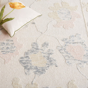 Safavieh Abstract 277 Hand Tufted Contemporary Rug Ivory / Beige 8' x 10'