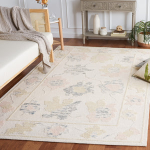 Safavieh Abstract 277 Hand Tufted Contemporary Rug Ivory / Beige 8' x 10'