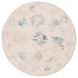 Safavieh Abstract 277 Hand Tufted Contemporary Rug Ivory / Beige 6' x 6' Round