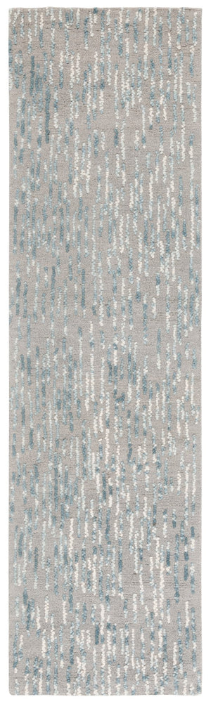 Safavieh Abstract 278 Hand Tufted Contemporary Rug Grey / Blue 80% Wool, 20% Cotton