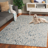 Safavieh Abstract 278 Hand Tufted Contemporary Rug Grey / Blue 80% Wool, 20% Cotton