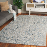 Safavieh Abstract 278 Hand Tufted Contemporary Rug Grey / Blue 80% Wool, 20% Cotton