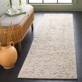 Safavieh Abstract 279 Hand Tufted Contemporary Rug Beige / Grey 80% Wool, 20% Cotton