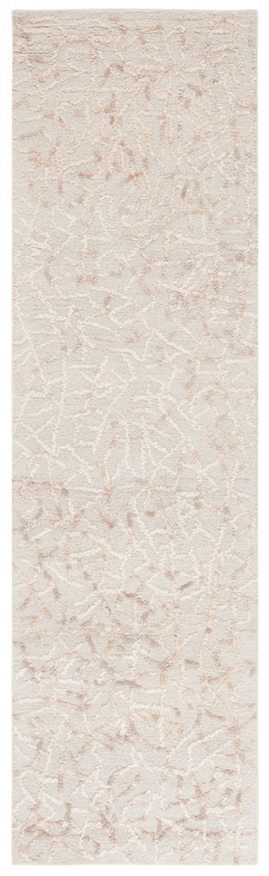 Safavieh Abstract 279 Hand Tufted Contemporary Rug Beige / Grey 80% Wool, 20% Cotton