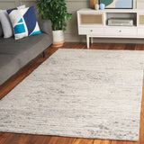 Safavieh Abstract 281 Hand Tufted Contemporary Rug Blue / Ivory 80% Wool, 20% Cotton