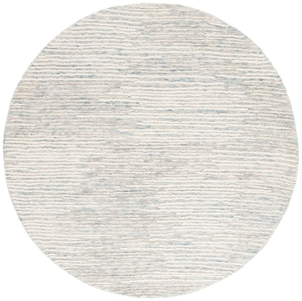 Safavieh Abstract 281 Hand Tufted Contemporary Rug Blue / Ivory 80% Wool, 20% Cotton