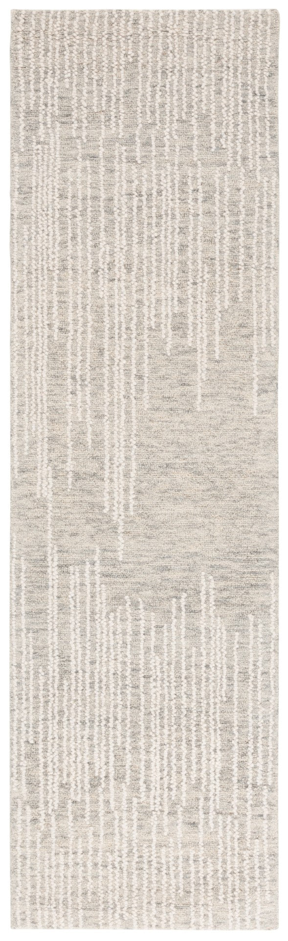 Safavieh Abstract 282 Hand Tufted Contemporary Rug Light Grey / Ivory 80% Wool, 20% Cotton