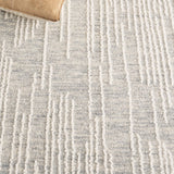 Safavieh Abstract 282 Hand Tufted Contemporary Rug Light Grey / Ivory 80% Wool, 20% Cotton