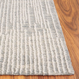 Safavieh Abstract 282 Hand Tufted Contemporary Rug Light Grey / Ivory 80% Wool, 20% Cotton