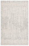 Safavieh Abstract 282 Hand Tufted Contemporary Rug Light Grey / Ivory 80% Wool, 20% Cotton