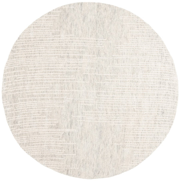 Safavieh Abstract 282 Hand Tufted Contemporary Rug Light Grey / Ivory 80% Wool, 20% Cotton