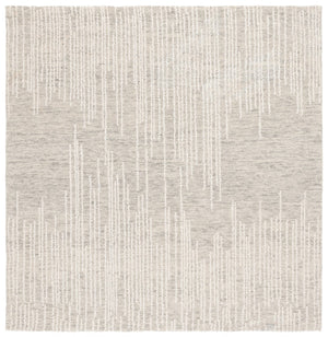 Safavieh Abstract 282 Hand Tufted Contemporary Rug Light Grey / Ivory 80% Wool, 20% Cotton