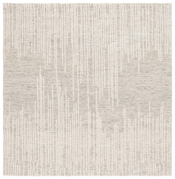 Safavieh Abstract 282 Hand Tufted Contemporary Rug Light Grey / Ivory 80% Wool, 20% Cotton