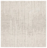 Safavieh Abstract 282 Hand Tufted Contemporary Rug Light Grey / Ivory 80% Wool, 20% Cotton