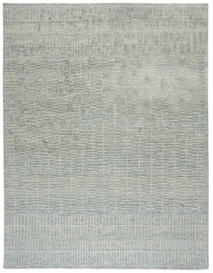 Safavieh Abstract Hand Tufted Wool Rug in Light Blue Ivory for Oversized Living Rooms 10'-0" x 14'-0" ABT283L-10