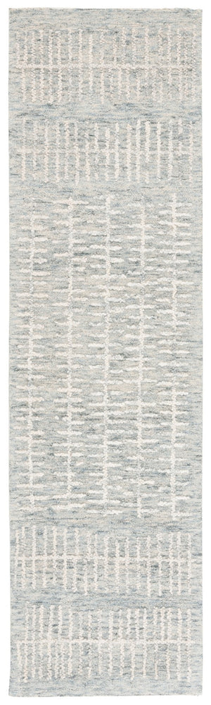 Safavieh Abstract 283 Hand Tufted Contemporary Rug Light Blue / Ivory 80% Wool, 20% Cotton