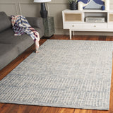 Safavieh Abstract 283 Hand Tufted Contemporary Rug Light Blue / Ivory 80% Wool, 20% Cotton