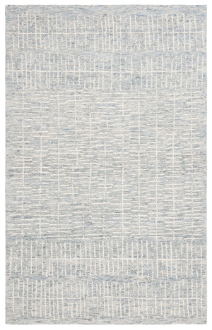 Safavieh Abstract 283 Hand Tufted Contemporary Rug Light Blue / Ivory 80% Wool, 20% Cotton