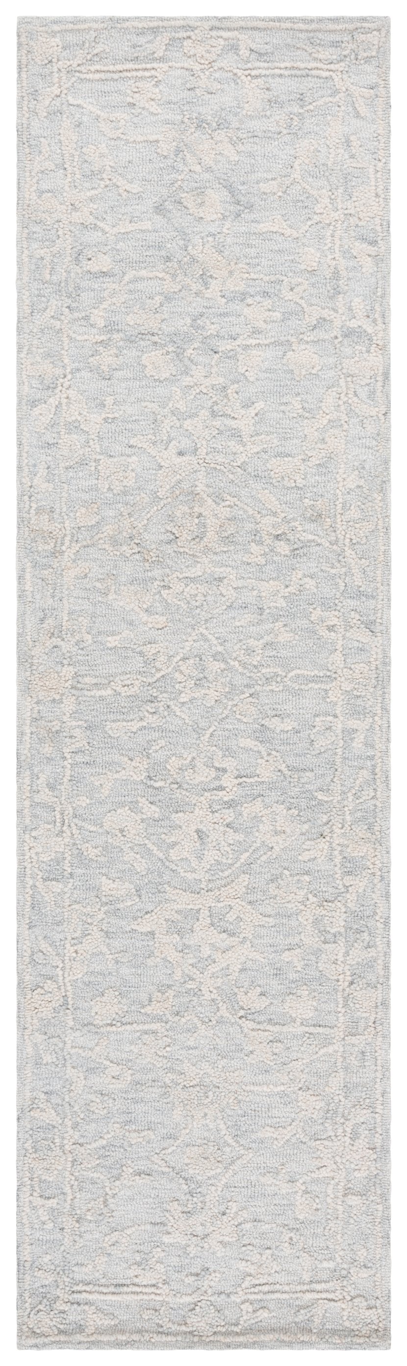 Safavieh Abstract Plush Hand-tufted Area Rug – Elevate Your Home With Timeless Elegance And Comfort Light Grey ,Ivory 80% Wool,20% Cotton Abt285g-4