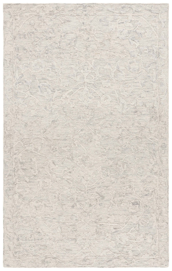 Safavieh Abstract Plush Hand-tufted Area Rug – Elevate Your Home With Timeless Elegance And Comfort Light Grey ,Ivory 80% Wool,20% Cotton Abt285g-4