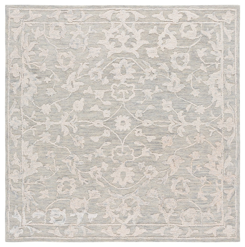 Safavieh Abstract Elegant Hand-tufted Runner Rug - Luxurious Wool-cotton Blend For Contemporary Spaces Light Grey ,Ivory 80% Wool,20% Cotton Abt285g-6r