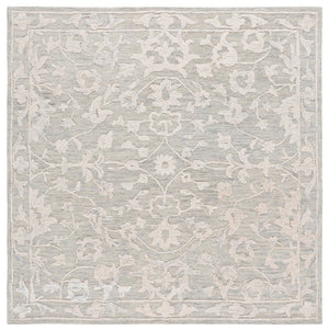 Safavieh Abstract Plush Hand-tufted Area Rug – Elevate Your Home With Timeless Elegance And Comfort Light Grey ,Ivory 80% Wool,20% Cotton Abt285g-4