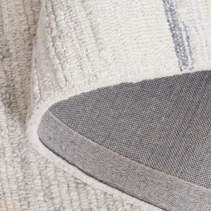 Safavieh Abstract Hand Tufted Area Rug - Timeless Elegance, Durable Comfort, Perfect For Hallways & Living Spaces Grey ,Ivory 80% Wool,20% Cotton Abt301f-5