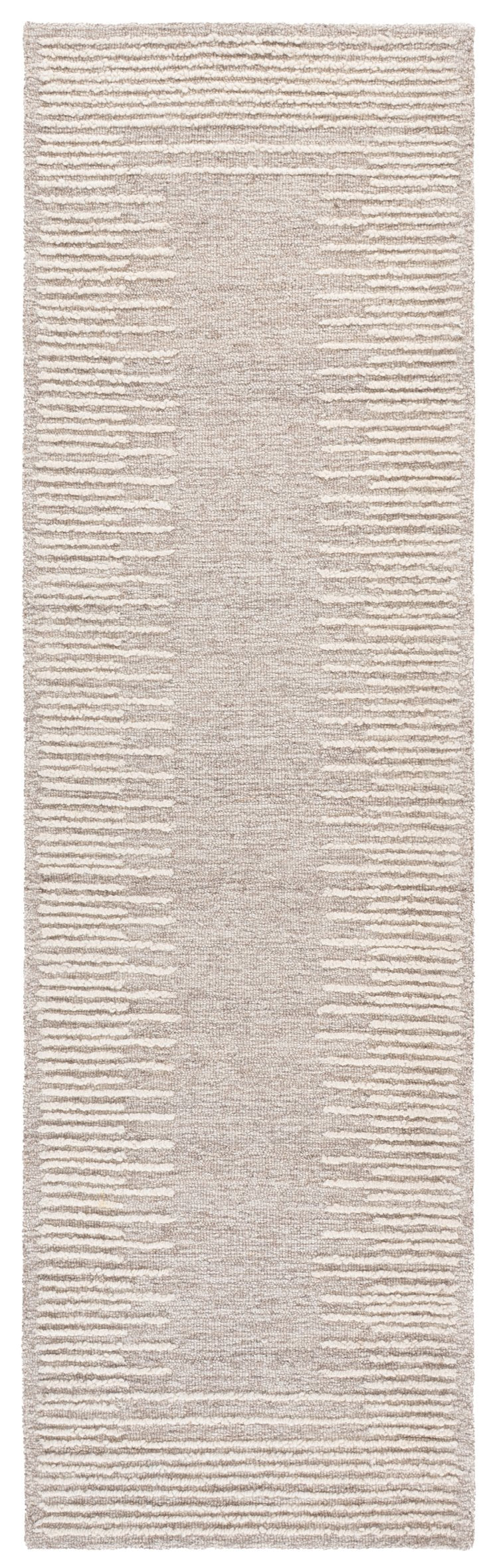 Safavieh Abstract Elegant Hand-tufted Area Rug In Luxurious Wool-cotton Blend For Timeless Home Décor Grey ,Ivory 80% Wool,20% Cotton Abt303f-6sq