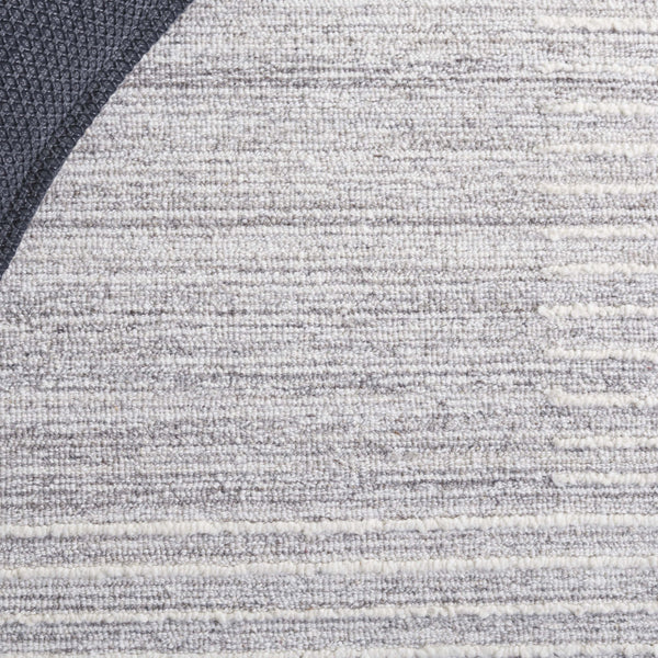 Safavieh Abstract Hand-tufted Runner Rug - Elegant Minimalist Design, Luxurious Comfort, Artisan Crafted Decor Grey ,Ivory 80% Wool,20% Cotton Abt303f-5
