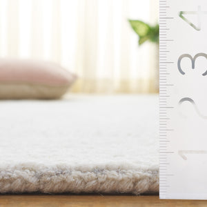 Safavieh Abstract Hand-tufted Area Rug – Luxurious Wool-cotton Blend, Modern Design For Any Room Decor Beige ,Ivory 80% Wool,20% Cotton Abt304a-3