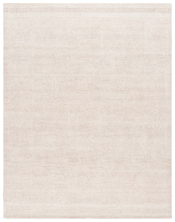 Safavieh Abstract Hand Tufted Wool Area Rug Solid Ivory Beige Oversized Living Room Floor ABT340A-1218
