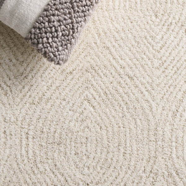 Safavieh Abstract Hand-Tufted Wool Hallway Runner Ivory Beige Soft Texture Neutral Decor ABT340A-26