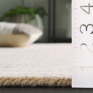 Safavieh Abstract Hand-Tufted Wool Hallway Runner Ivory Beige Soft Texture Neutral Decor ABT340A-26