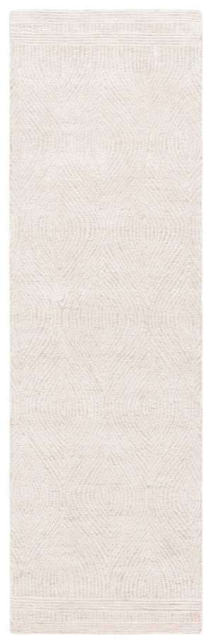 Safavieh Abstract Hand-Tufted Wool Hallway Runner Ivory Beige Soft Texture Neutral Decor ABT340A-26