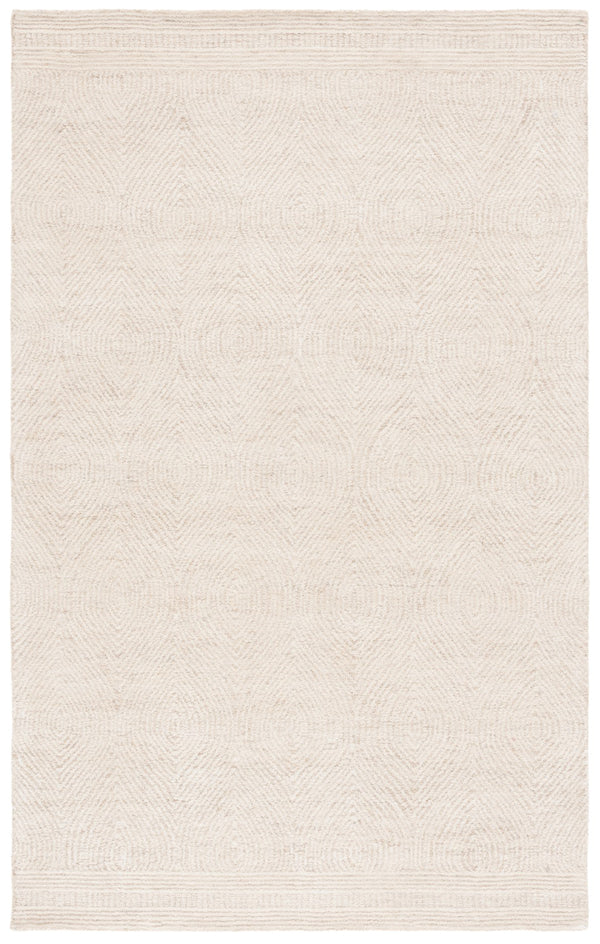 Safavieh Abstract 340 Hand Tufted  Rug Ivory / Beige 5' x 8'
