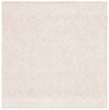 Safavieh Abstract 340 Hand Tufted  Rug Ivory / Beige 6' x 6' Square