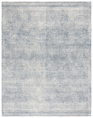 Safavieh Abstract Hand Tufted Wool Area Rug Ivory Navy Scandinavian Minimalist Living Room ABT340N-10