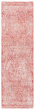 Safavieh Abstract 340 Hand Tufted  Rug Ivory / Red 2'-3" x 8'