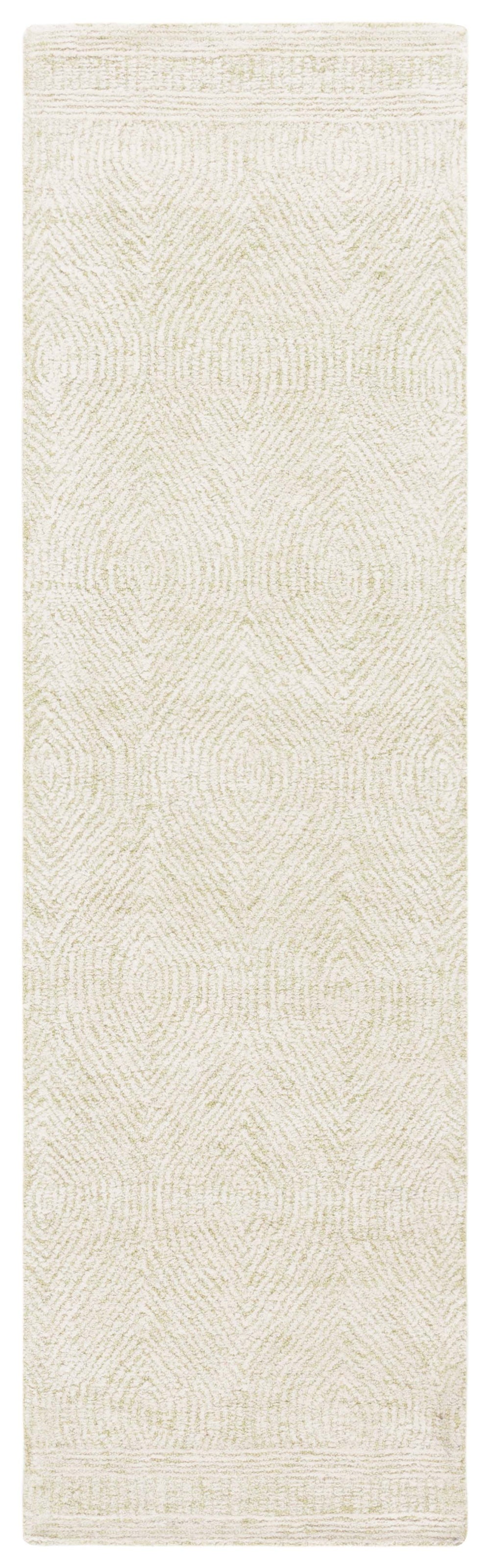 Safavieh Abstract Hand-tufted Wool Area Rug - Bohemian Elegance With Luxurious Comfort For Your Home Decor Green ,Ivory Wool Abt340y-10