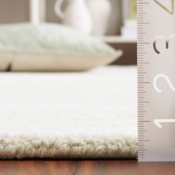 Safavieh Abstract 340 Hand Tufted  Rug Green / Ivory 8' x 10'