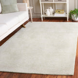 Safavieh Abstract 340 Hand Tufted  Rug Green / Ivory 5' x 8'