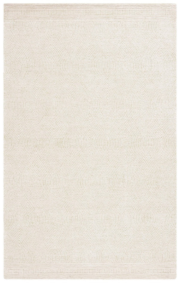 Safavieh Abstract 340 Hand Tufted  Rug Green / Ivory 8' x 10'