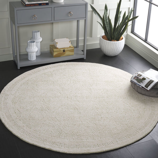 Safavieh Abstract Hand-tufted Wool Area Rug - Bohemian Elegance With Luxurious Comfort For Your Home Decor Green ,Ivory Wool Abt340y-10