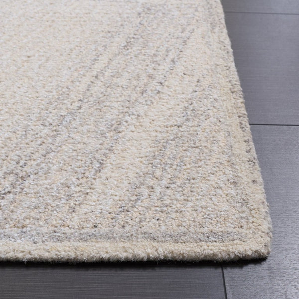 Safavieh Abstract Hand-Tufted Wool Viscose Runner Rug for Hallways and Entryways Beige Grey 5'-0" x 8'-0" ABT344B-5